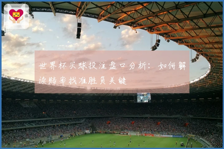 世界杯买球投注盘口分析：如何解读赔率找准胜负关键